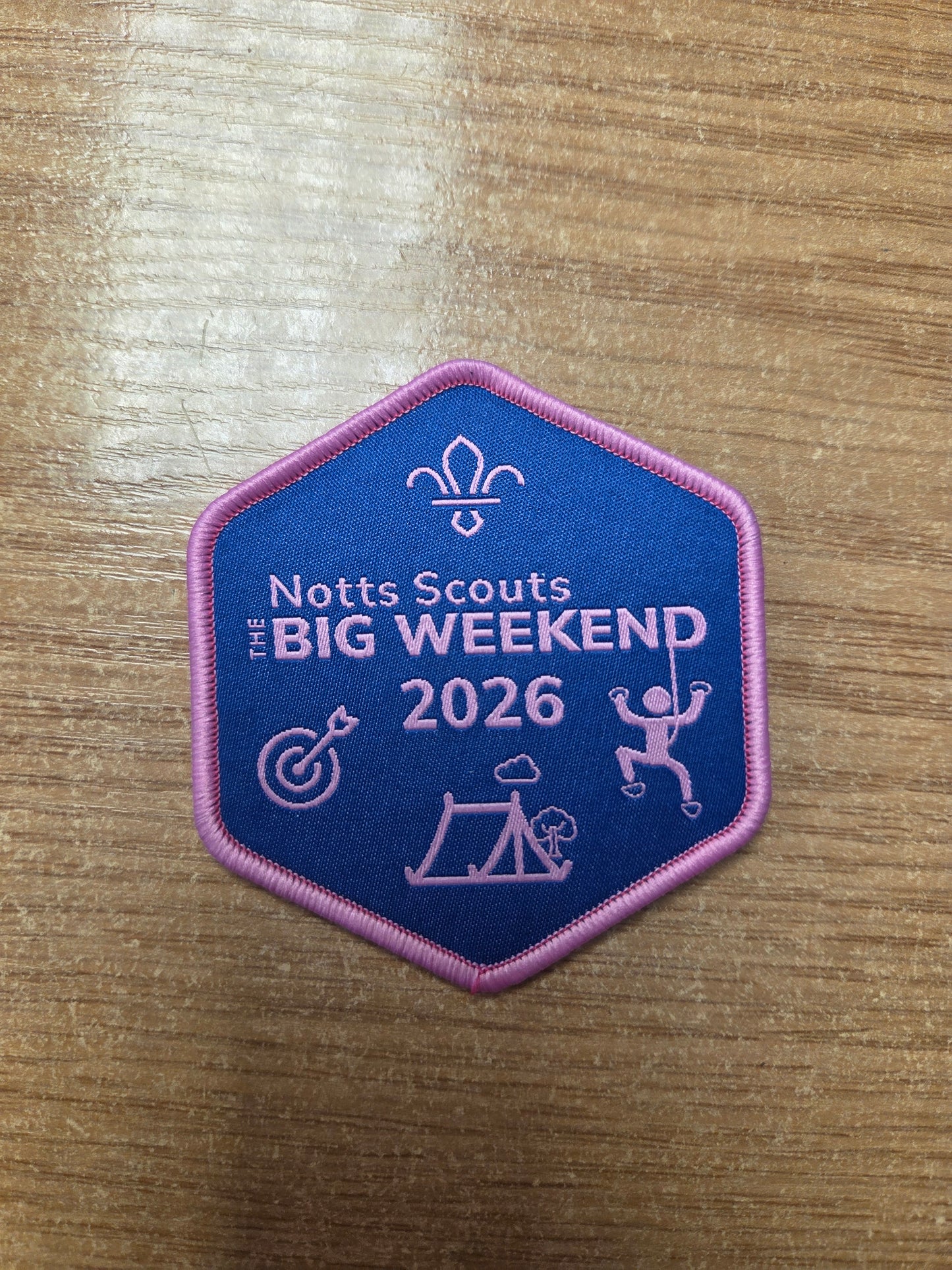 The BIG Weekend Woven Badge