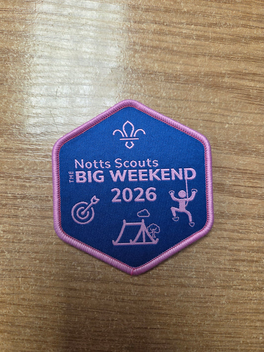 The BIG Weekend Woven Badge